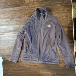 The North Face Plush Heather Gray Fleece